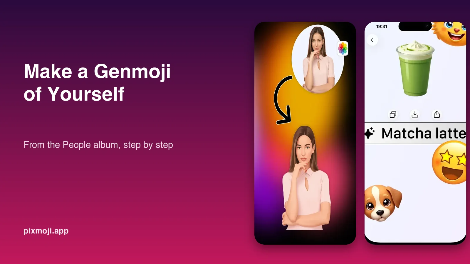 How to make a Genmoji of yourself or a friend on iPhone