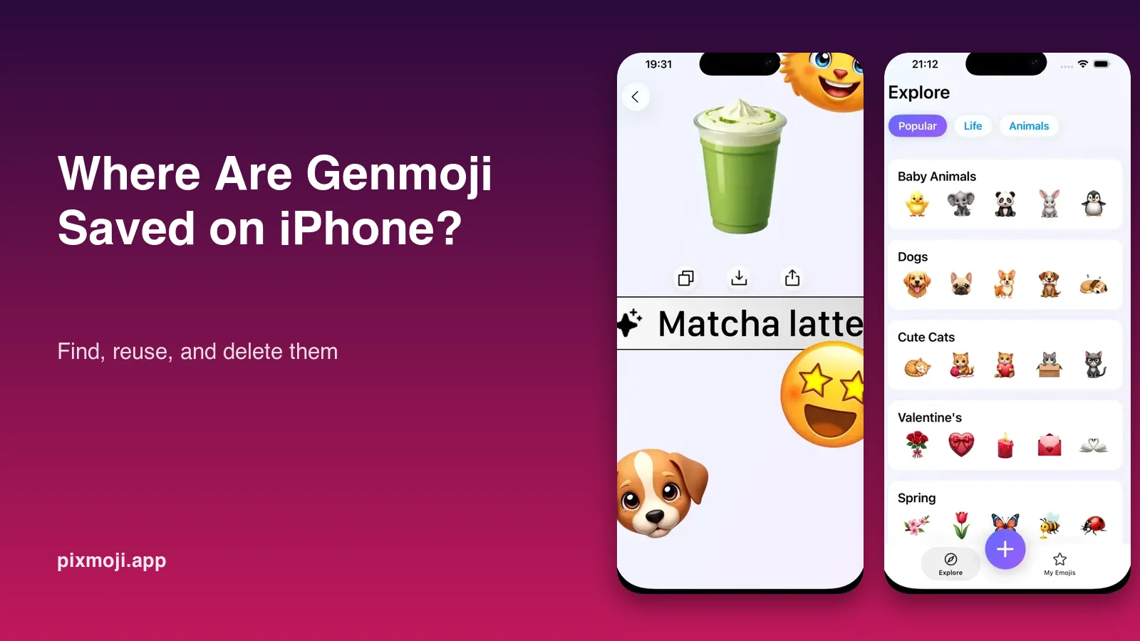 Where Genmoji are saved on iPhone and how to find, reuse, and delete them